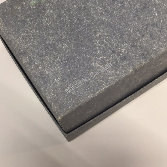 Seagull pewter floral napkin ring 4pc set 1990 original box made in Canada - Picture 5 of 5